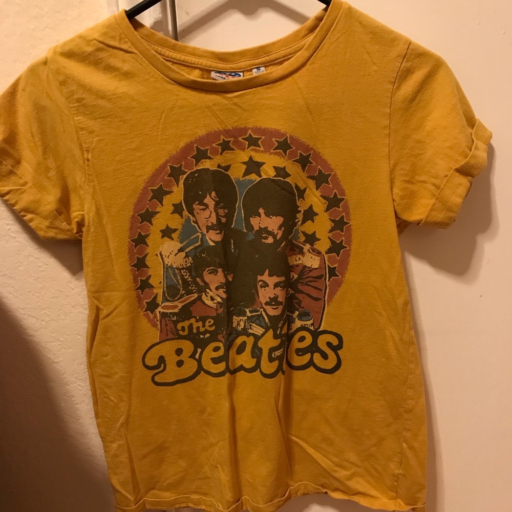 Yellow Beatles shirt
